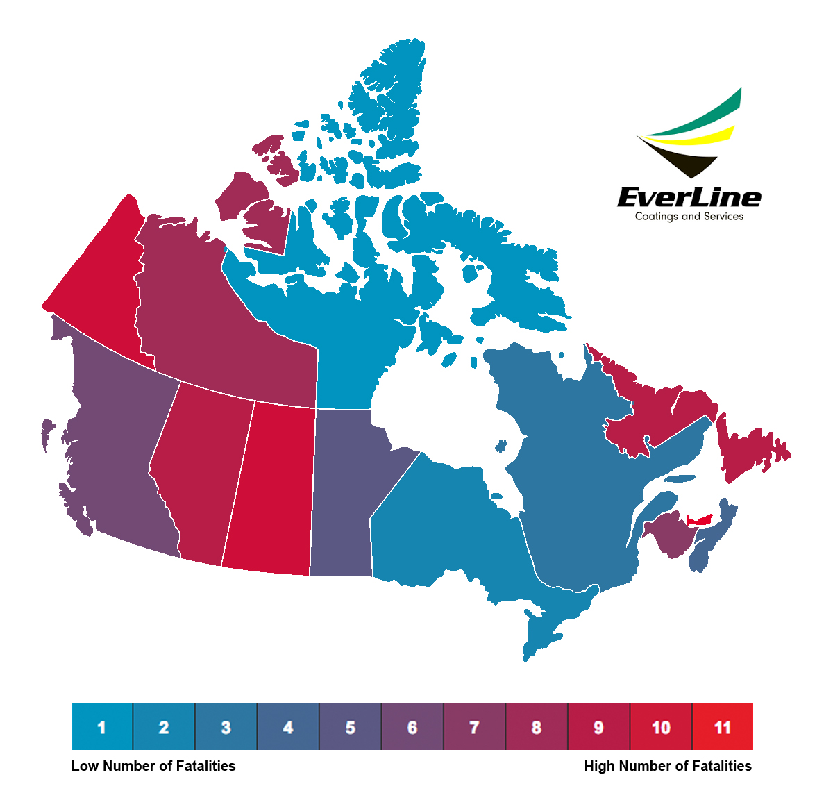 How Safe is it to Drive in your Province? - EverLine Coatings