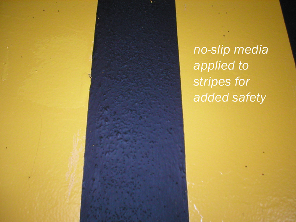 Non-Slip Floor Coatings applied by EverLine Coatings