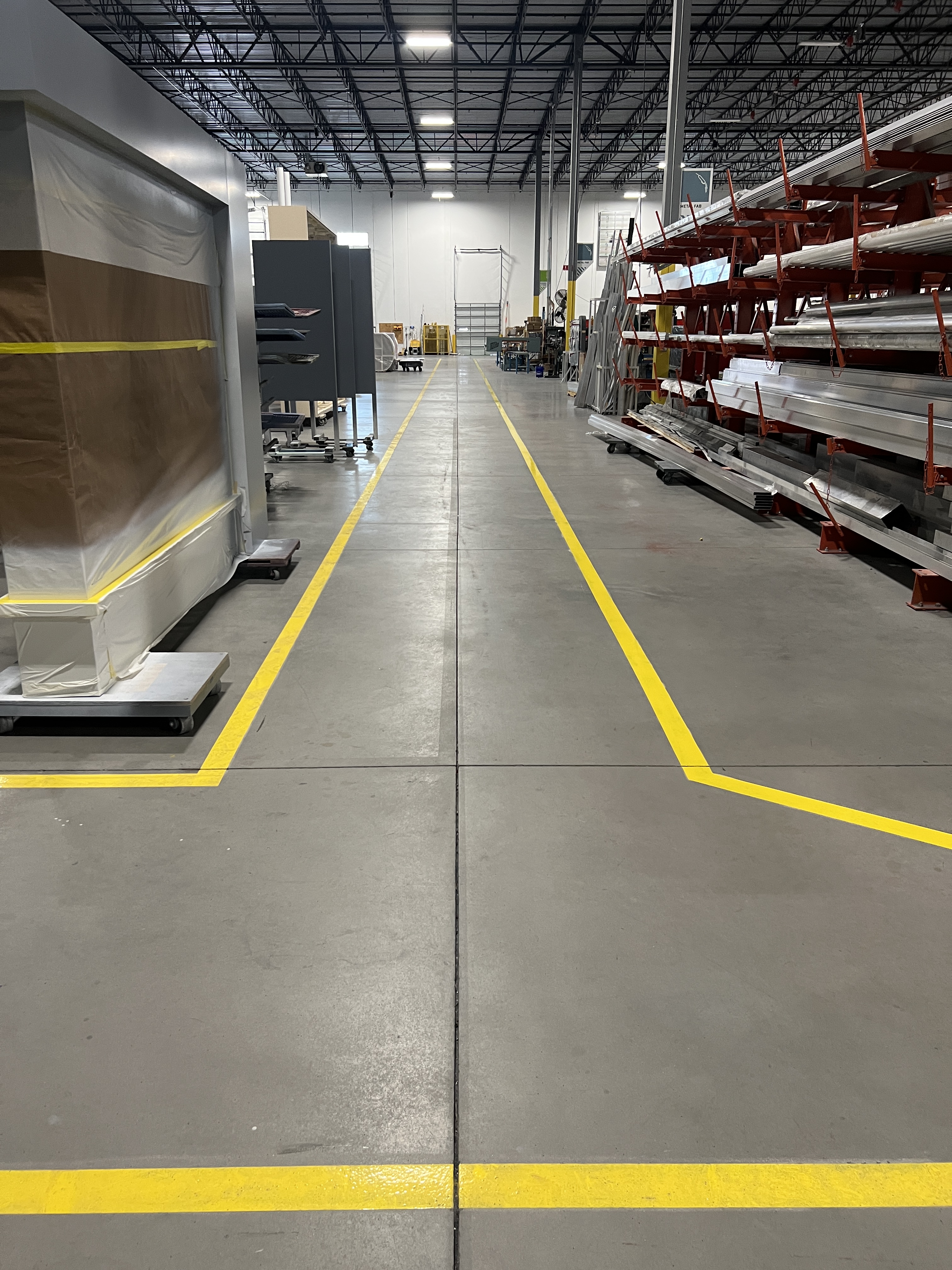Lisa Line Design Interior Line Painting Project for a Local Sign Manufacturer - EverLine ...
